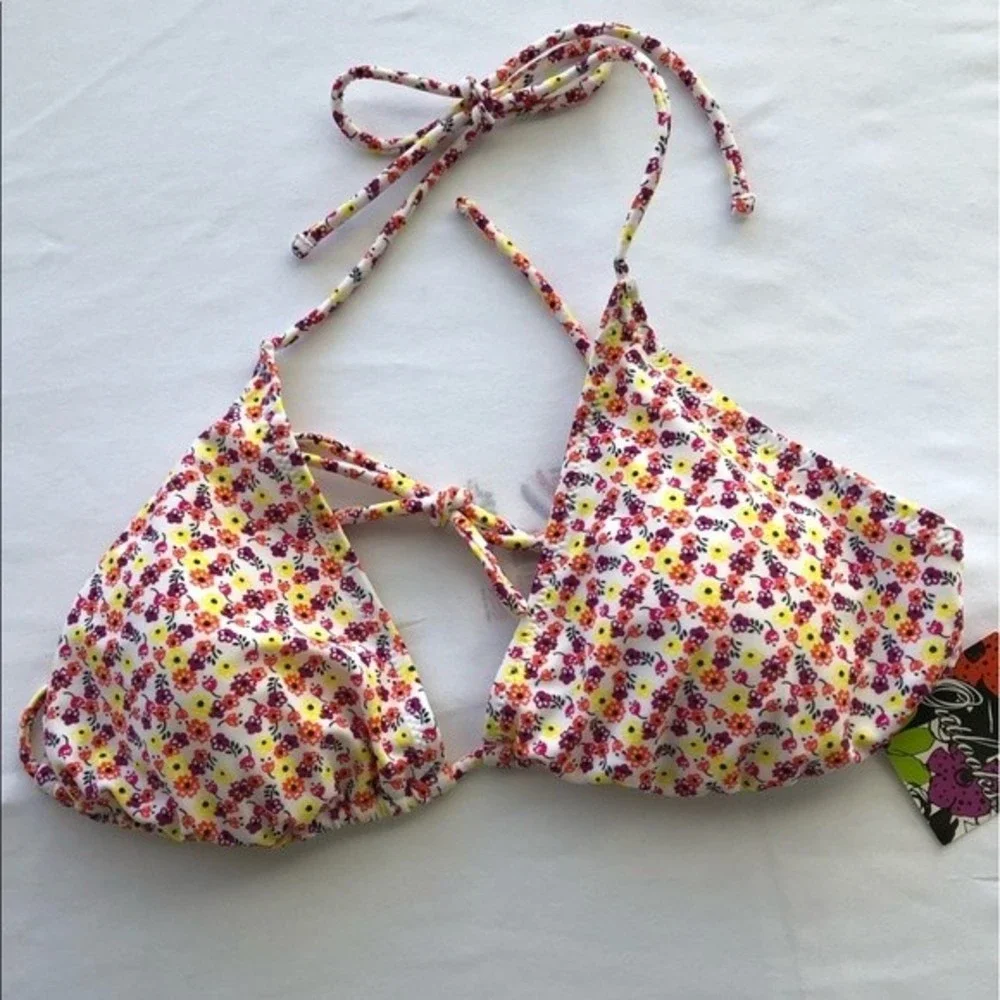 NWT Bathing Suits Outlooks Women’s Swimsuit Top Bottoms Floral Print Size XL - Picture 6 of 17